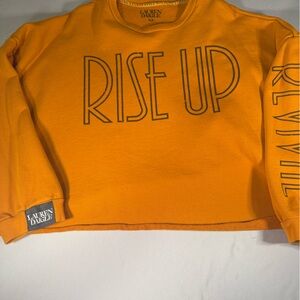 Lauren Daigle Rise Up Cropped Sweatshirt XL Made in USA
